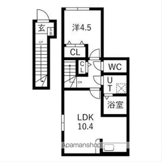 ART LIFE【205号室】の間取り