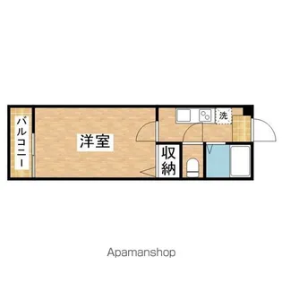 アンプルール リーブル K【2階】の間取り