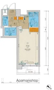 キャパシタス中野【102号室】の間取り