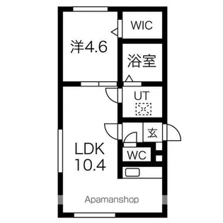 シャトーラトゥール【1階】の間取り