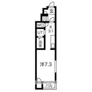 プランドール銀杏町【1階】の間取り