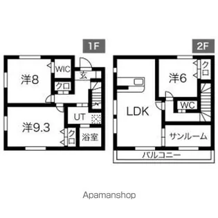 WISTERIAA・B【A105号室】の間取り