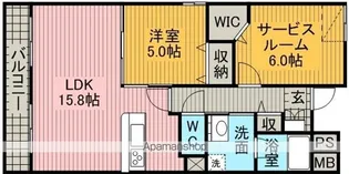 BELVEDERE【3階】の間取り