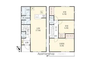 千葉県我孫子市布佐酉町【一戸建】の間取り