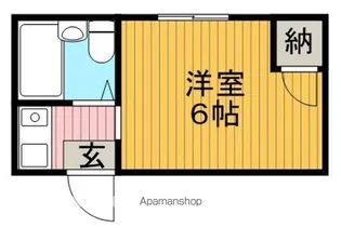 宮山ハイツ【1階】の間取り