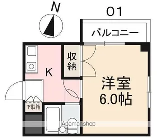 ハイツアニマート【2階】の間取り