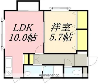メゾンミヨシ【301号室】の間取り