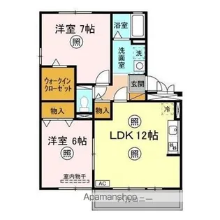 サンフィルエステート ABCDE【1階】の間取り