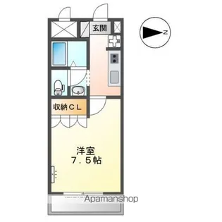パレ・フローラ【1階】の間取り