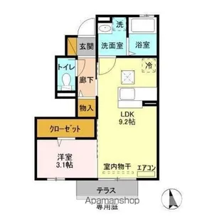 サンアベニューⅣ【1階】の間取り