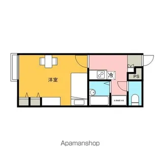 レオパレスレオーノ古府中【1階】の間取り