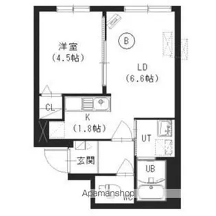 インフィニティN22E2【201号室】の間取り