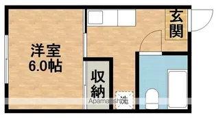 フォーブルS菊川NO.8【1F号室】の間取り