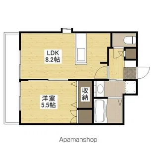 J・GRACE河原町【13階】の間取り
