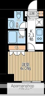 CITY LUX TOBE【2階】の間取り