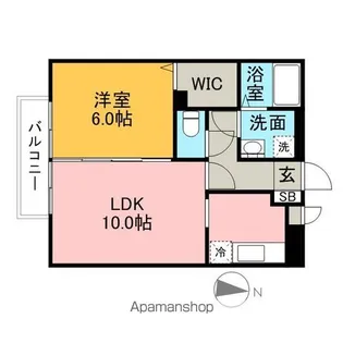 ファミリア・ガーデンA棟【201号室】の間取り