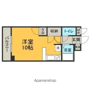 グラントゥール松崎【303号室】の間取り