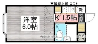サニーハイム春日【205号室】の間取り