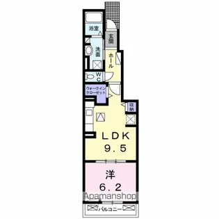 ベルアージュ【1階】の間取り
