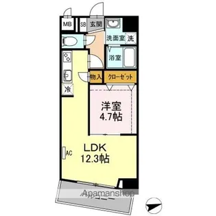 BLESS志村坂上【3階】の間取り