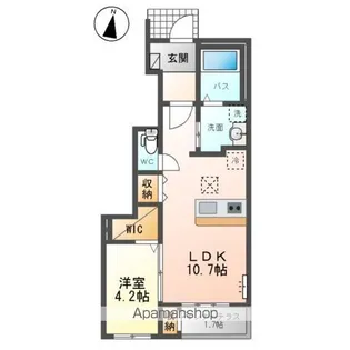 プラムハウス【1階】の間取り