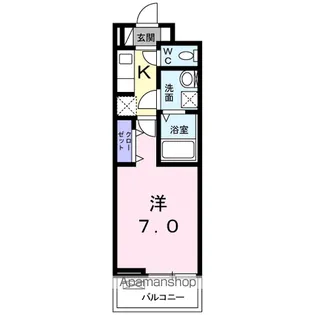 ルクール【2階】の間取り