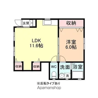 ニュー東ハイツ【201号室】の間取り