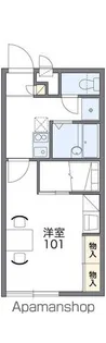 レオパレスサンフルール【209号室】の間取り
