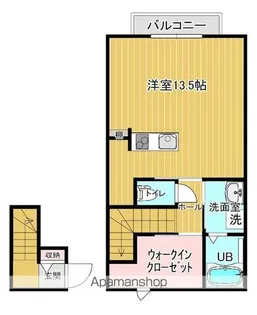 イストワール西今【202号室】の間取り