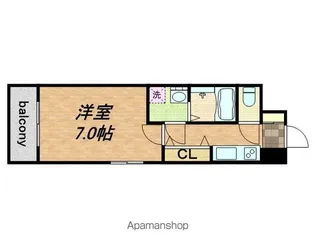 エイペックス内本町【7階】の間取り