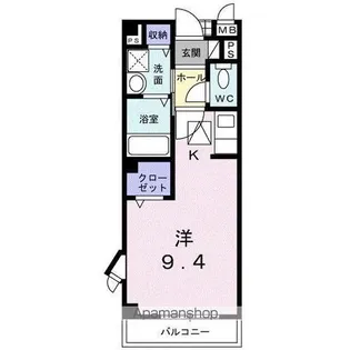 アルカディア【1階】の間取り