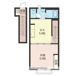 グレイス・エフ【103号室】の間取り