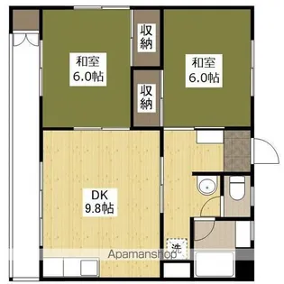 平井マンション【102号室】の間取り