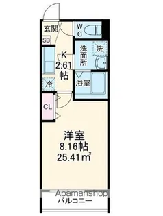 GRADUS若葉【2階】の間取り