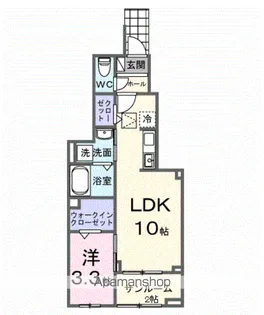 フィデールブリーゼ【1階】の間取り