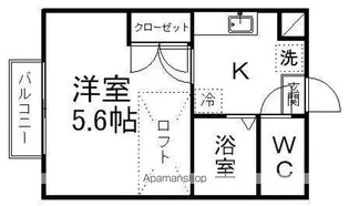プルミエⅠ【202★号室】の間取り