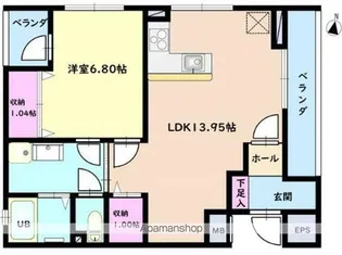 GRAND ETE【3階】の間取り
