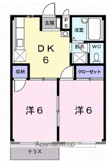 シティハイツ佐藤A【1階】の間取り