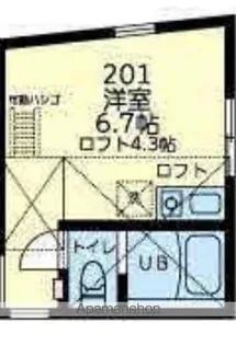 ユナイト田浦ブレストン【2階】の間取り