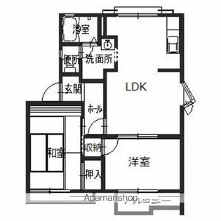 ベルハイツ野里 A【2階】の間取り