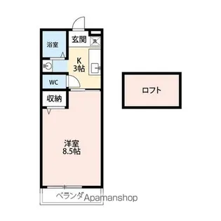 ウイング【1階】の間取り