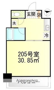 ノースヒルズ仲町台【2階】の間取り