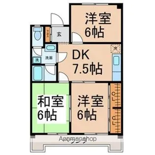 ハイツサイキ【302号室号室】の間取り