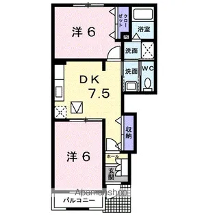 東京都武蔵村山市本町4丁目【アパート】の間取り