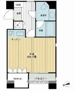 エンゼルピュア高輪【3階】の間取り