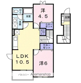 ニーロクセブンⅠ【2階】の間取り