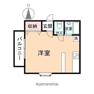 ラフィーネ平安【2階】の間取り