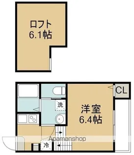ハーモニーテラス五輪Ⅴ【2階】の間取り