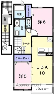 エアリー枝川【2階】の間取り