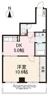 ジョア西の丸【304号室】の間取り